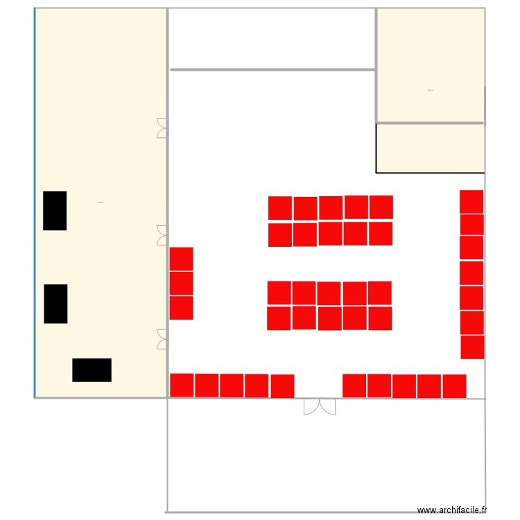 Salle de Sorgues. Plan de 0 pièce et 0 m2