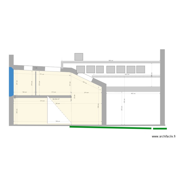 Atelier Coupe V3. Plan de 0 pièce et 0 m2