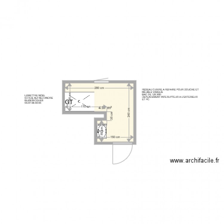 LEMETTRE NOEL . Plan de 0 pièce et 0 m2