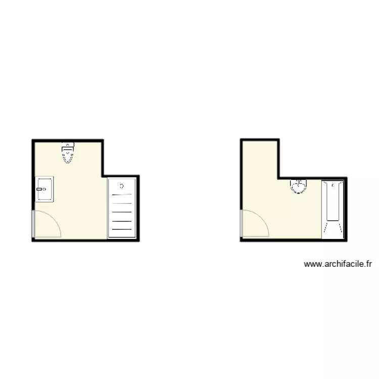 LE BARS OLIVIER. Plan de 