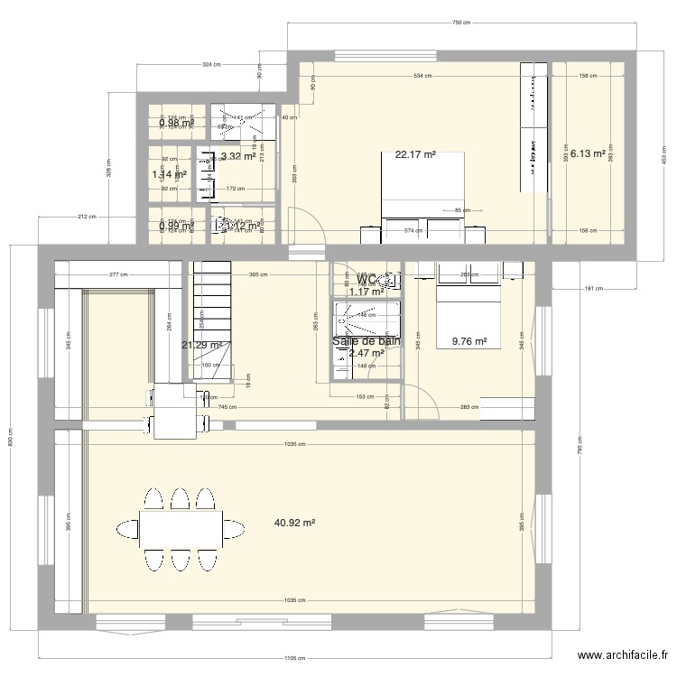 Maison Duing. Plan de 0 pièce et 0 m2