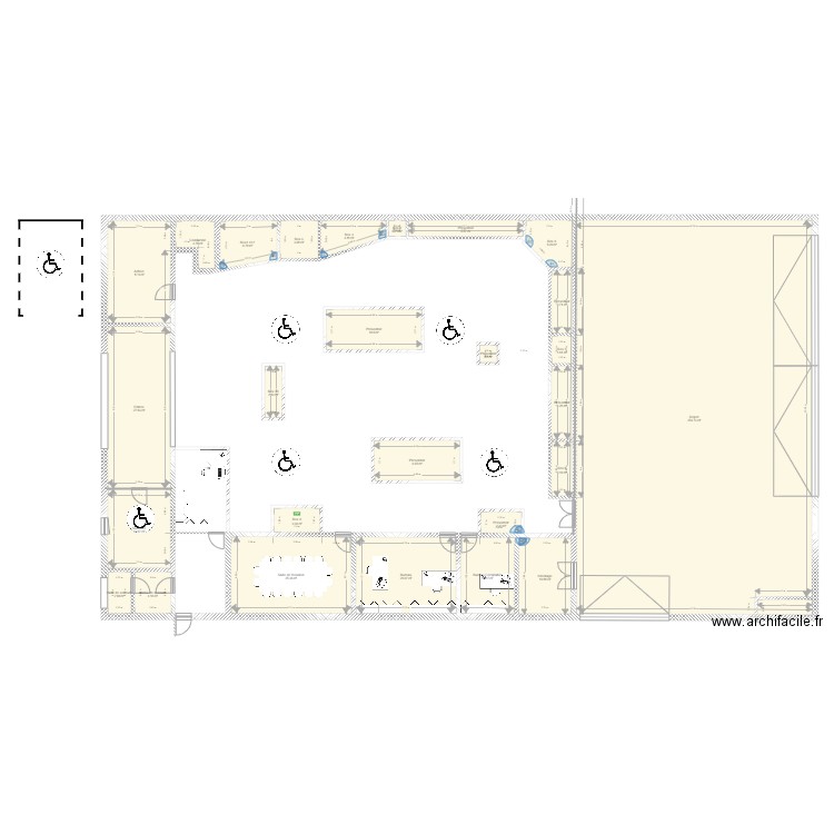 plan magasin 1. Plan de 0 pièce et 0 m2