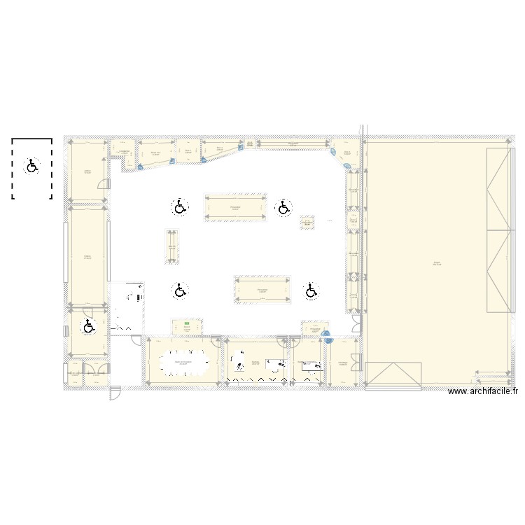 plan magasin 1. Plan de 0 pièce et 0 m2