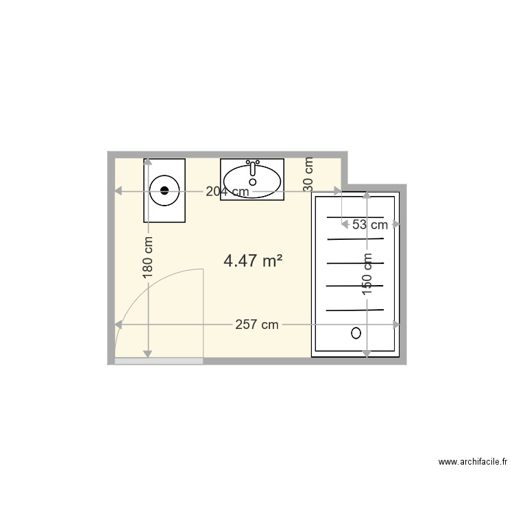 TAVERNIER MIREILLE . Plan de 0 pièce et 0 m2