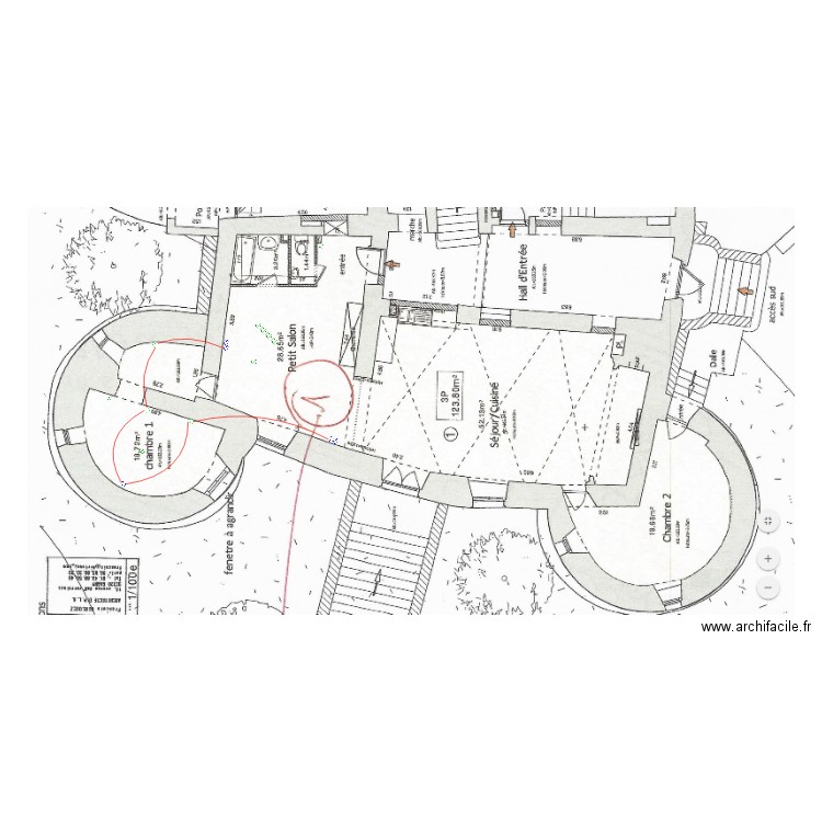 montbouchet. Plan de 0 pièce et 0 m2