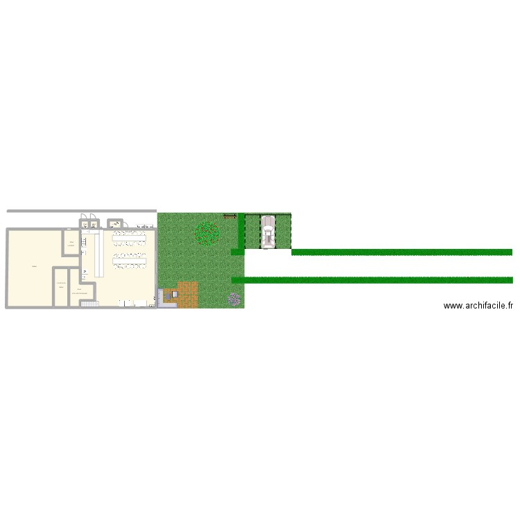 essai 2. Plan de 12 pièces et 496 m2