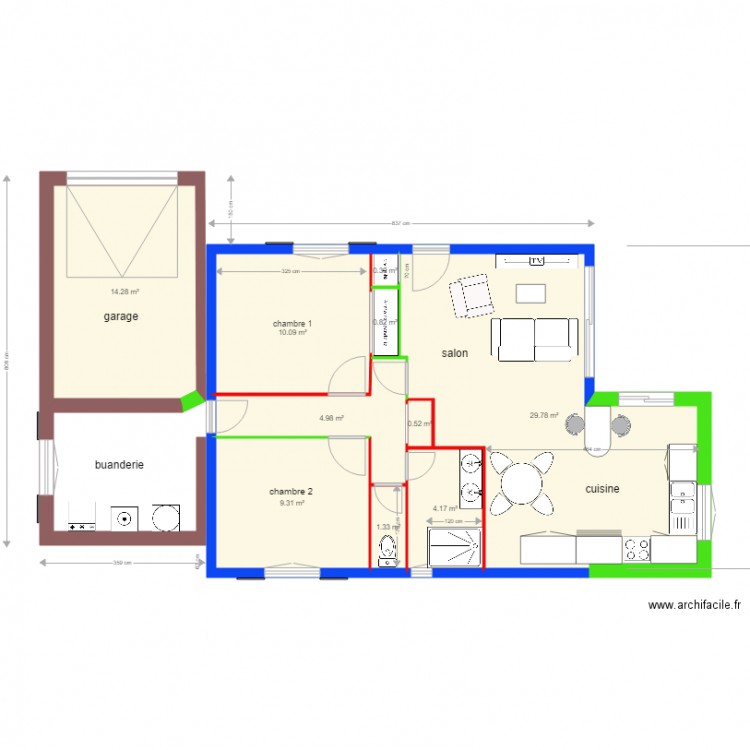 projet de travaux 4. Plan de 0 pièce et 0 m2