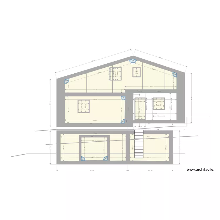 PIGNON EST 1. Plan de 