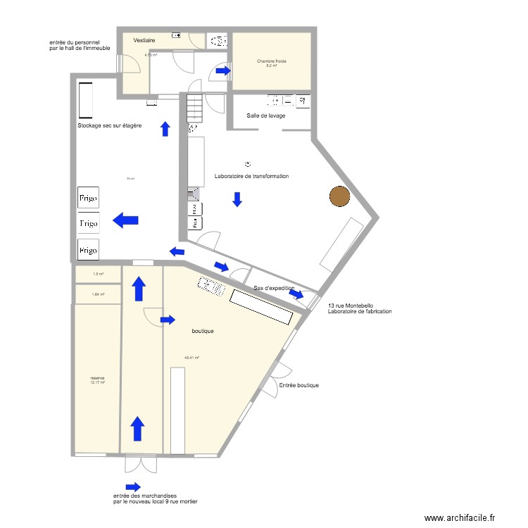 Laiterie tandoori 1. Plan de 0 pièce et 0 m2