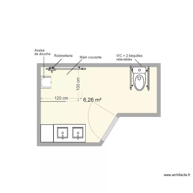 Van beugel SDB projet. Plan de Van beugel SDB projet. Plan de