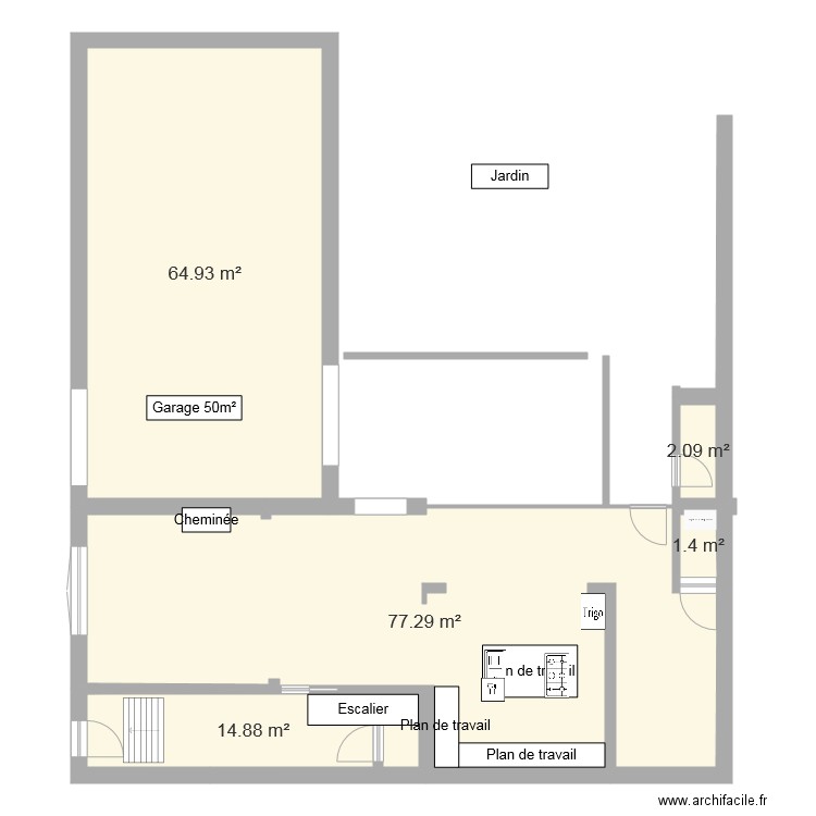 Rdc Projet M. Plan de 0 pièce et 0 m2