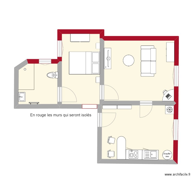 M.MARTIN Julien Nimes 1. Plan de 3 pièces et 47 m2