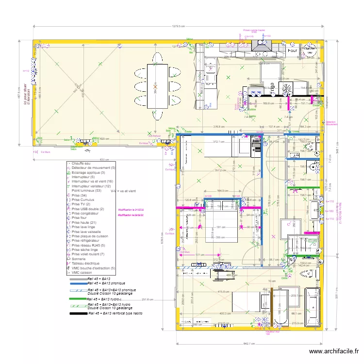 Plan D&eacute;fintif Partie Existante Elec 190720. Plan de 