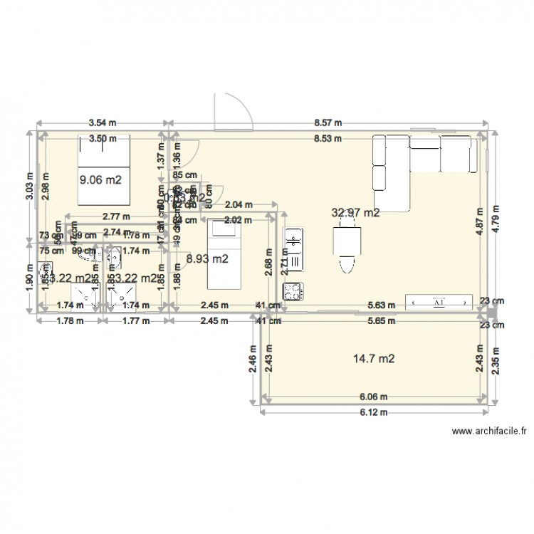 Plan. Plan de 0 pièce et 0 m2