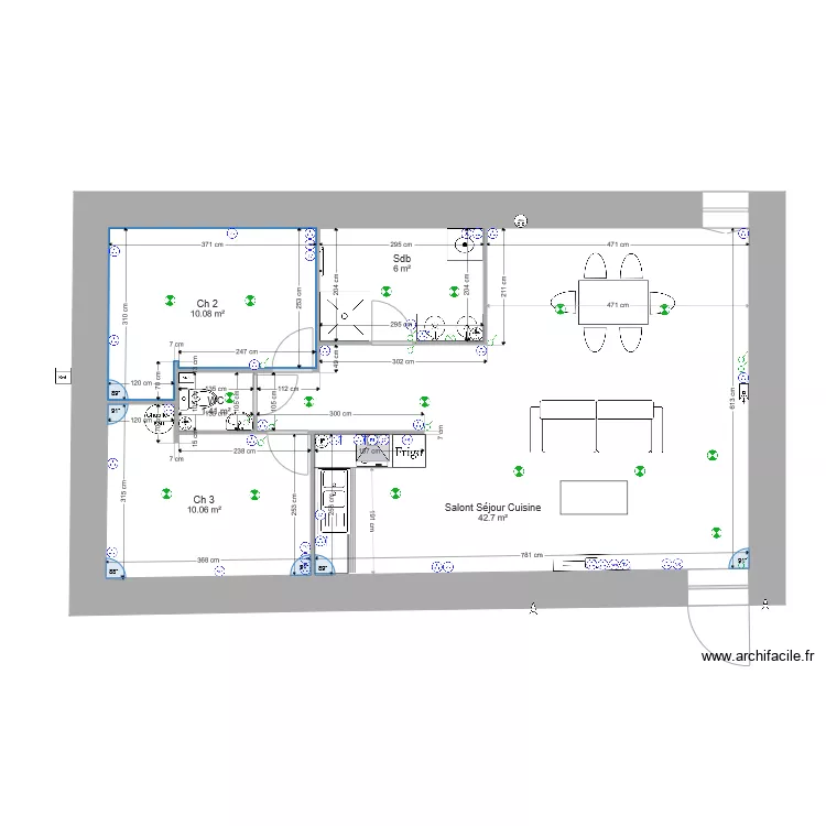 La Marne V8. Plan de 