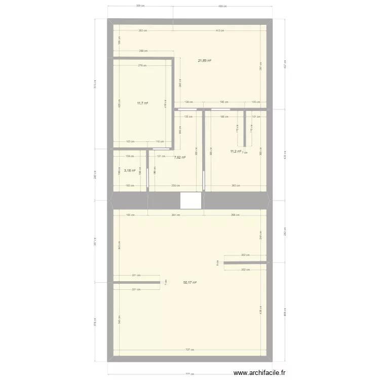 maison. Plan de 