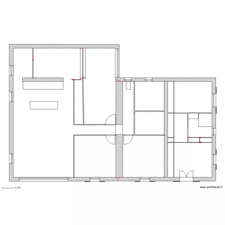 Maison VAUGINES. Plan de 