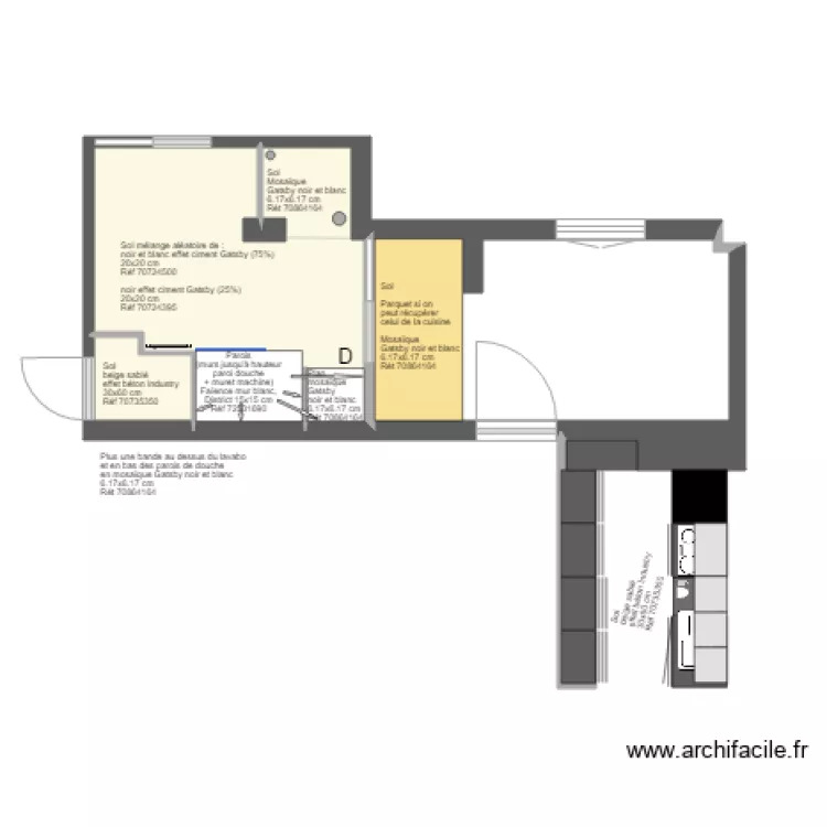 Carrelage Ledru Rollin. Plan de Carrelage Ledru Rollin. Plan de