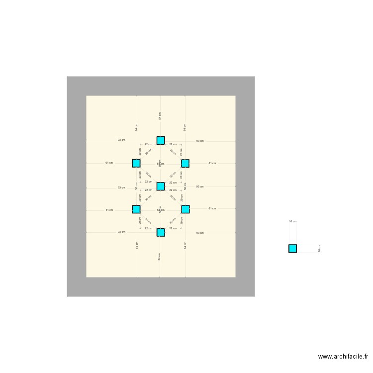 implantation applique julien antony. Plan de 0 pièce et 0 m2