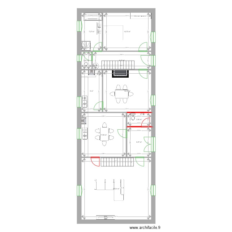 GAYET RDC. Plan de 0 pièce et 0 m2