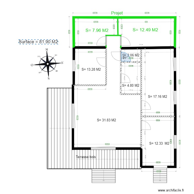 nini existand fini 1. Plan de 0 pièce et 0 m2