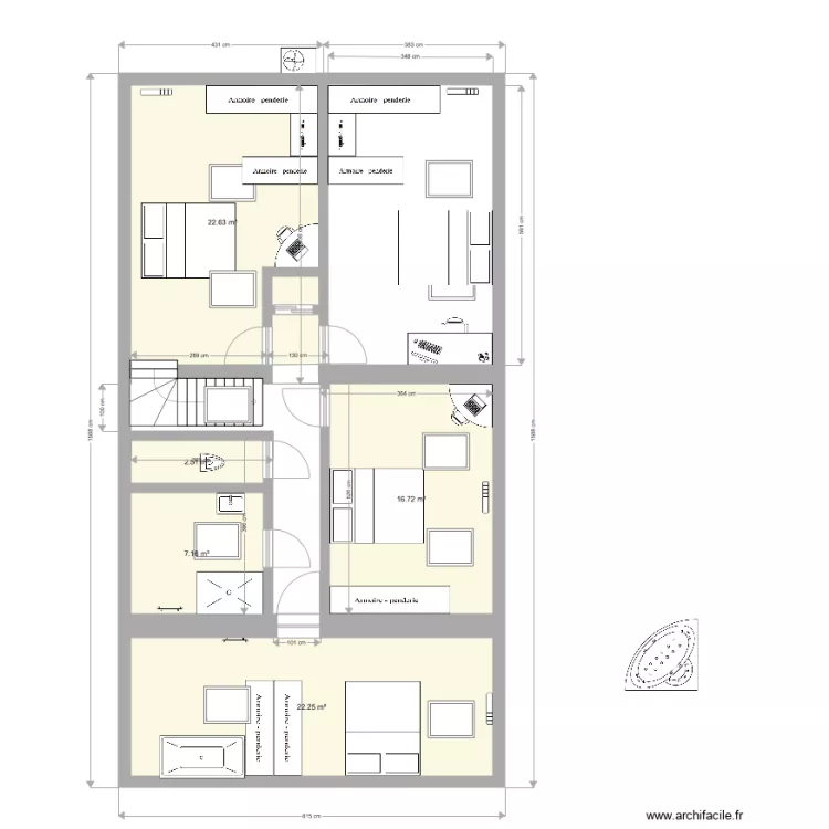 plan etage Rivage septembre 2017. Plan de 
