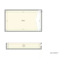 PLAN ET COUPE PISCINE Echelle 1 100