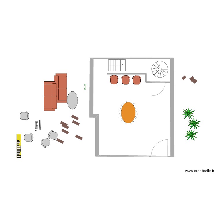 MAISON AKOE ACCUEIL. Plan de 0 pièce et 0 m2