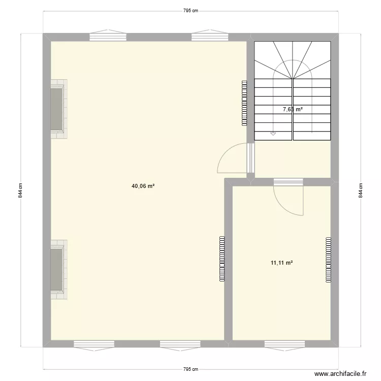 Vinave 20 Etage 1. Plan de 