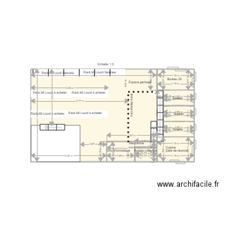 SCI Etage. Plan de 0 pièce et 0 m2