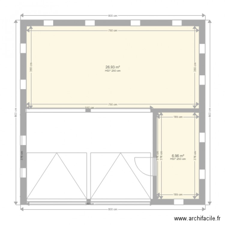 UPN GARAGE . Plan de 0 pièce et 0 m2