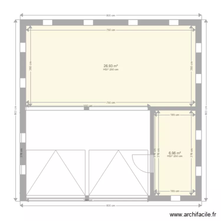 UPN GARAGE . Plan de 