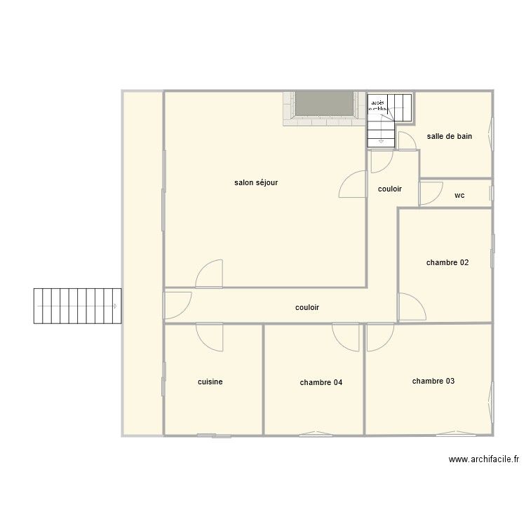 orseau etage am. Plan de 0 pièce et 0 m2
