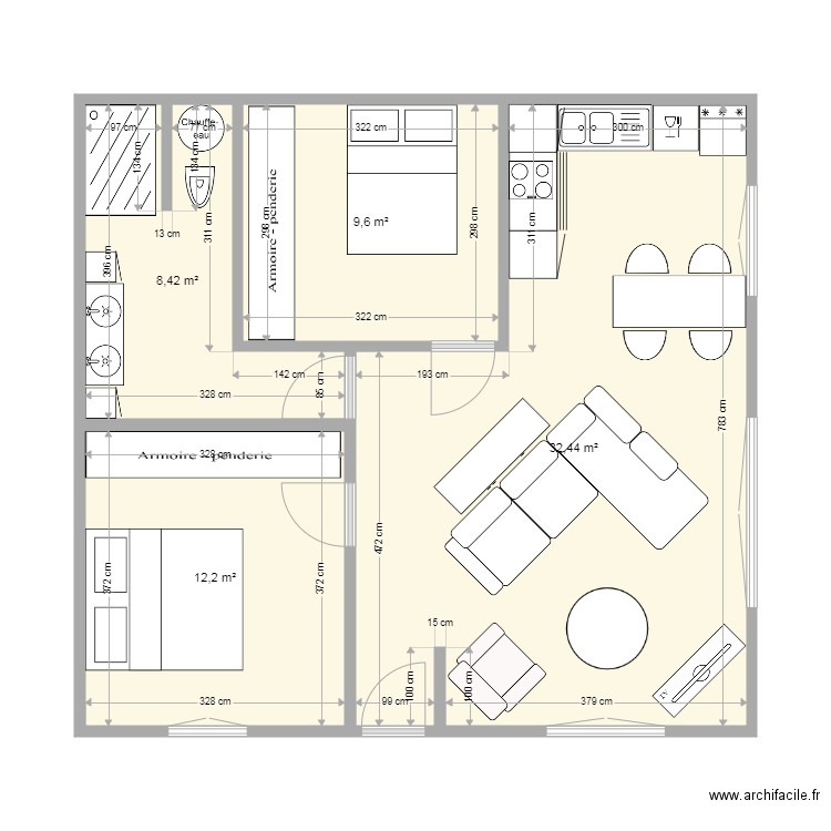 let2 bis. Plan de 0 pièce et 0 m2