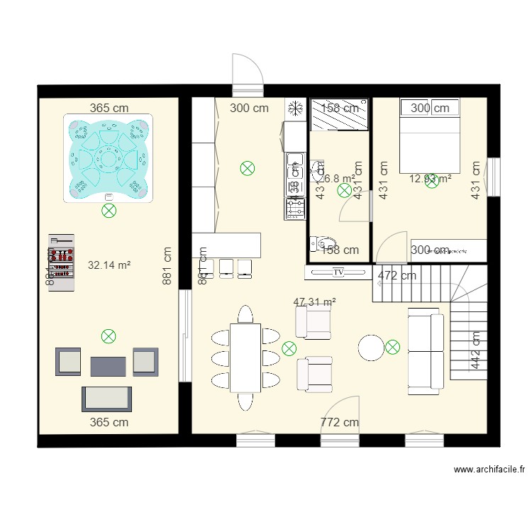 projet gite la montre. Plan de 0 pièce et 0 m2