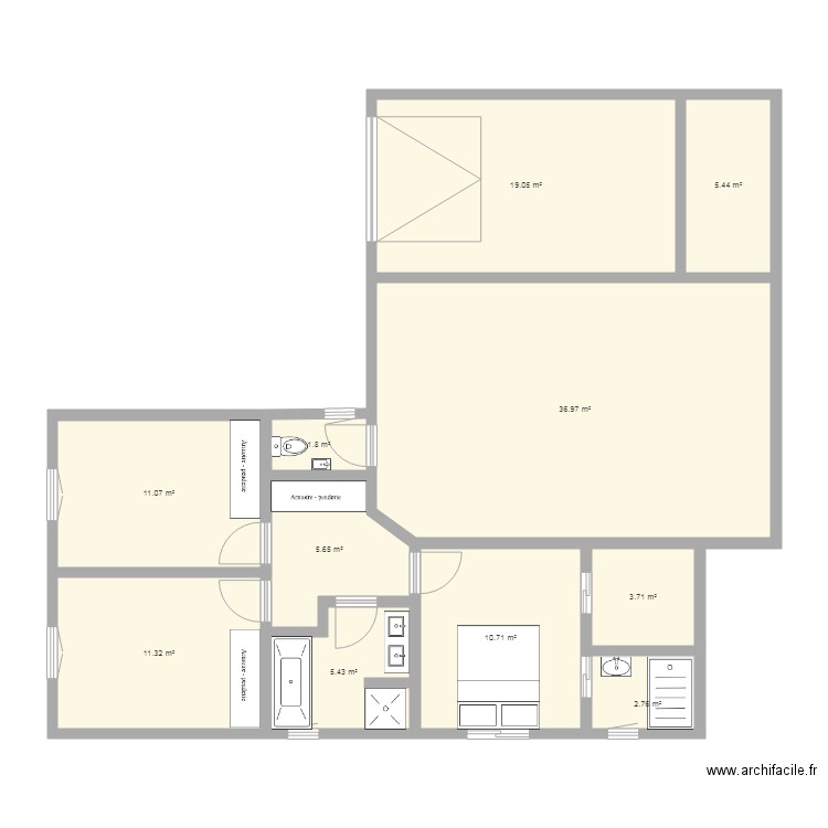 plzn L. Plan de 0 pièce et 0 m2