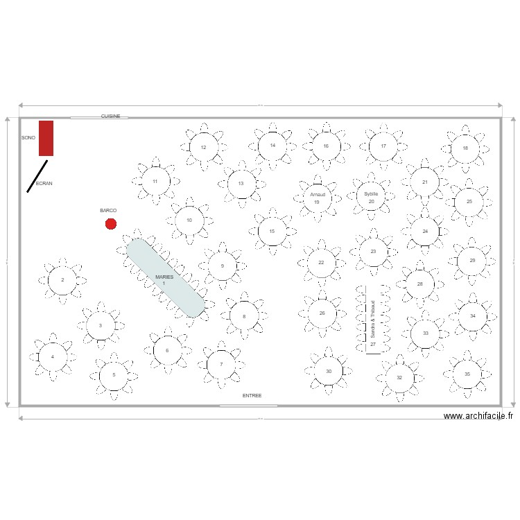 PLAN DE LA TENTE v9. Plan de 0 pièce et 0 m2