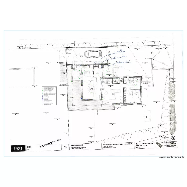 Plan Oumeddour 2. Plan de 