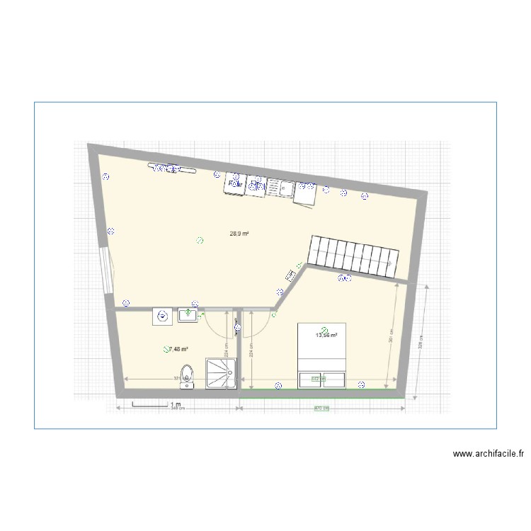 GUIBERT COMBLE. Plan de 0 pièce et 0 m2