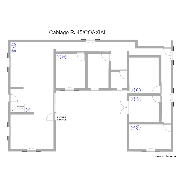 PLAN ARCHI4. Plan de 0 pièce et 0 m2