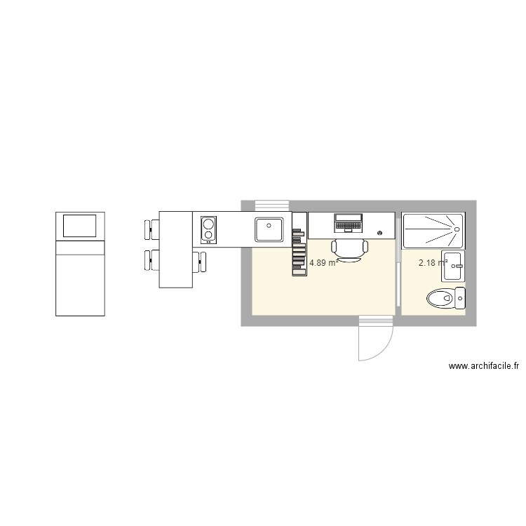 Aménagement Ortigues Central V1. Plan de 0 pièce et 0 m2