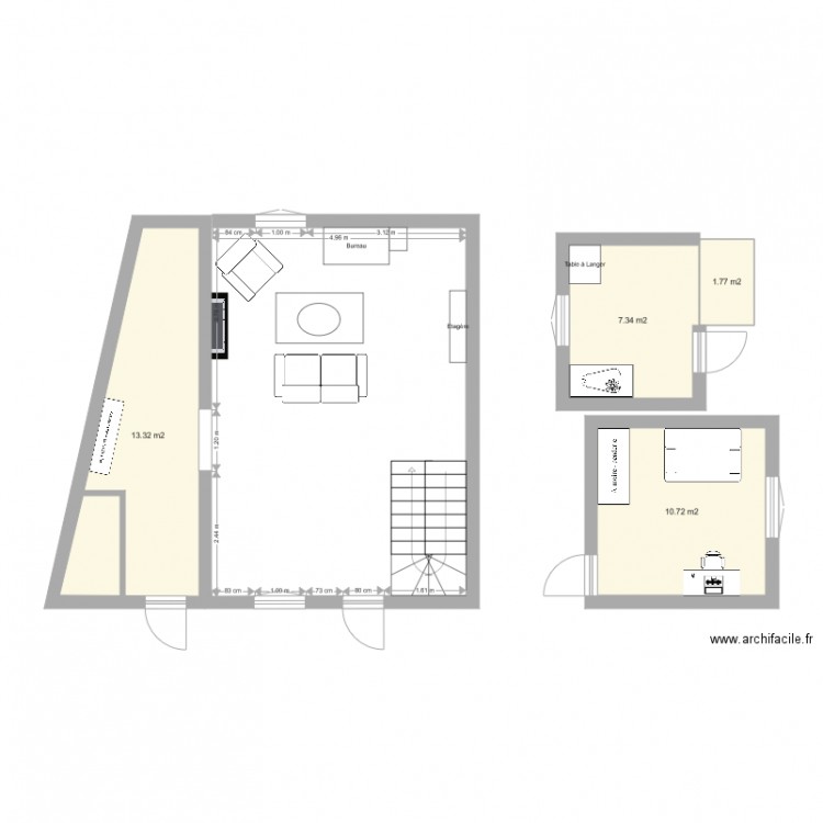 Maison Nantes. Plan de 0 pièce et 0 m2