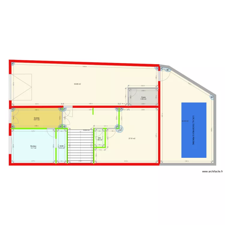 Esse P1 Placo. Plan de Esse P1 Placo. Plan de