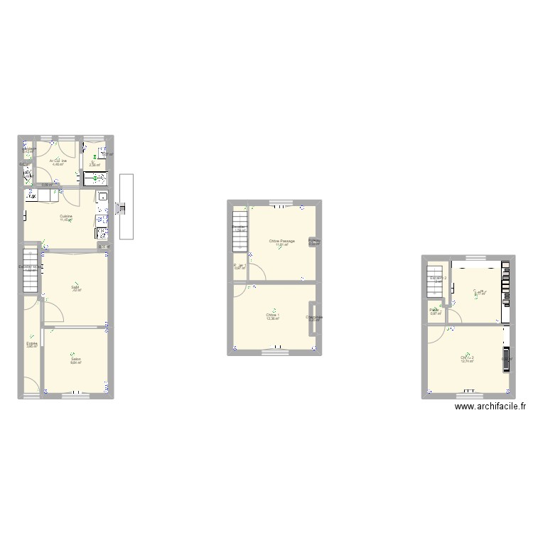 Ronchin22. Plan de 24 pièces et 98 m2