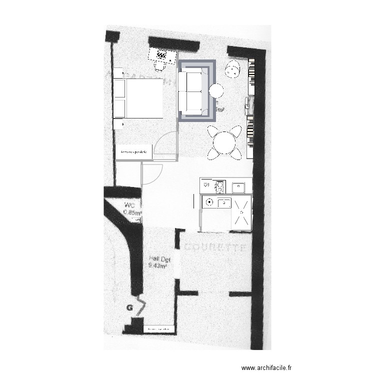 142 crs Lafayette v2. Plan de 0 pièce et 0 m2