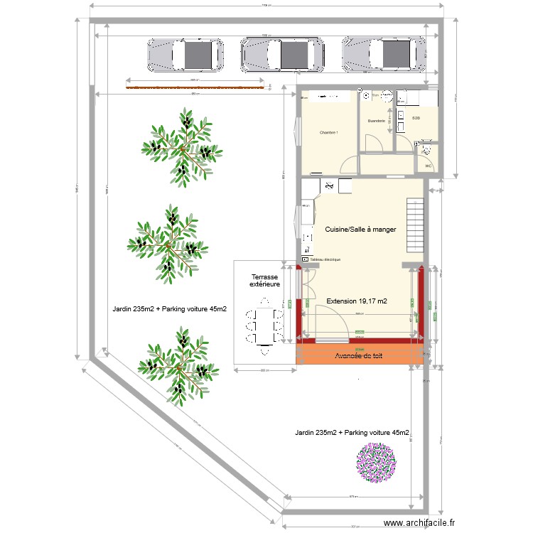 Maison RDC 2. Plan de 0 pièce et 0 m2