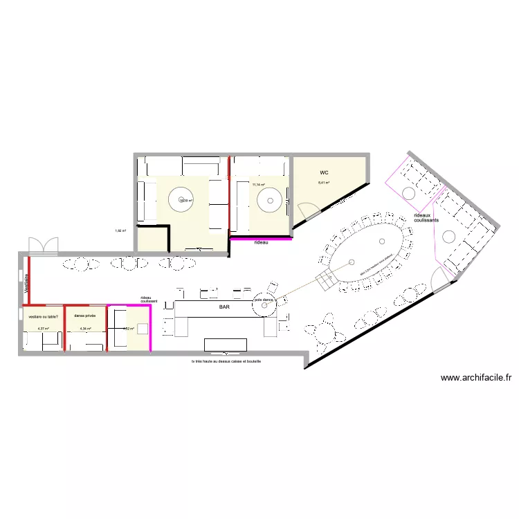 club pole dance 4. Plan de 