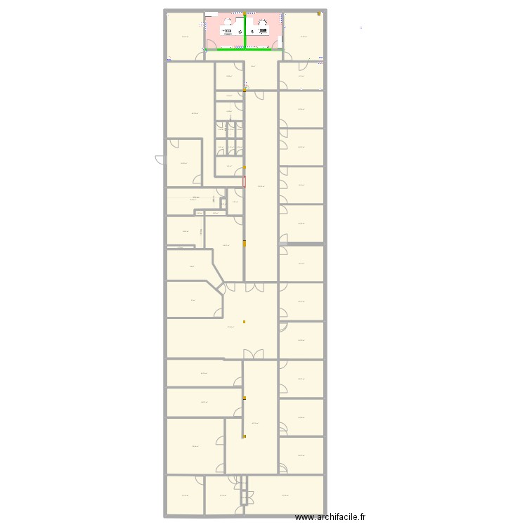 DR Etage Bat A V7. Plan de 0 pièce et 0 m2