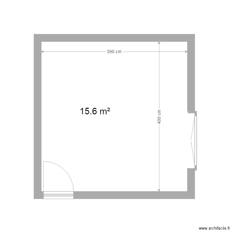 chambre parents. Plan de 0 pièce et 0 m2