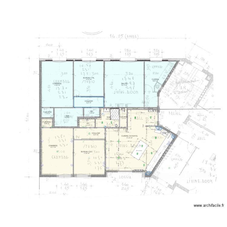 6 bisS ELECTRICITE 20. Plan de 0 pièce et 0 m2